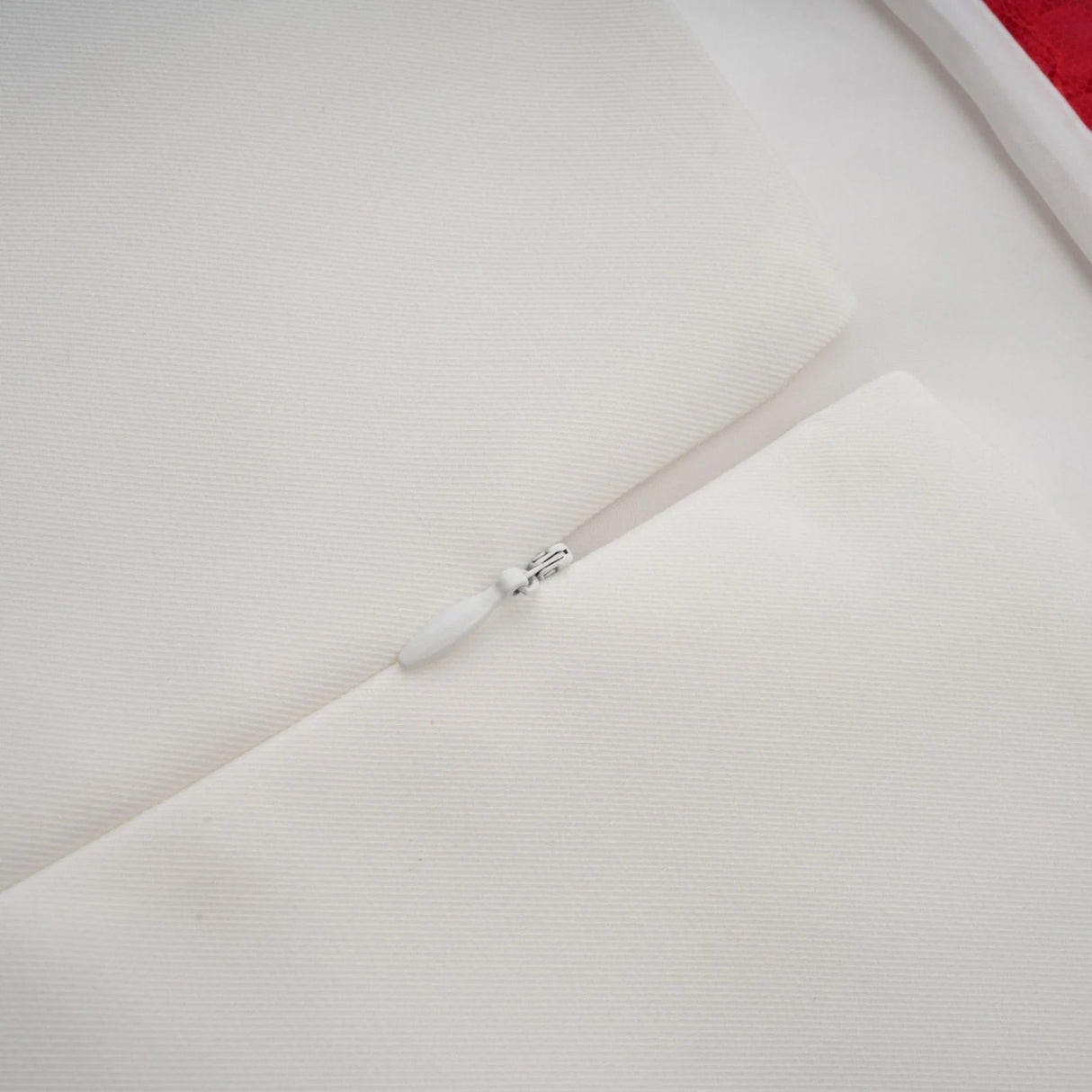 Hazel Mini Dress White 3D - Petal Sleeveless Thigh - Length