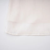 Hege Cream Glossy Ruched Cape Maxi Dress