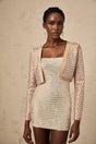 Helena Jacket – Neutrals – Long Sleeves – Collarless