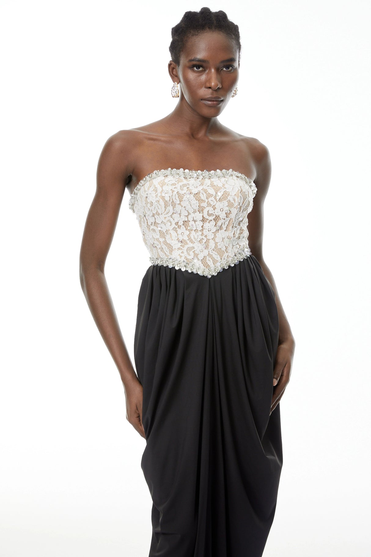 Hilla Color Block Maxi Dress
