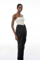 Hilla Color Block Maxi Dress