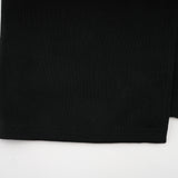 Holland Maxi Dress - Long Sleeve V - Neck Design - Bow Embellished Waist - Corset Style with High Slit