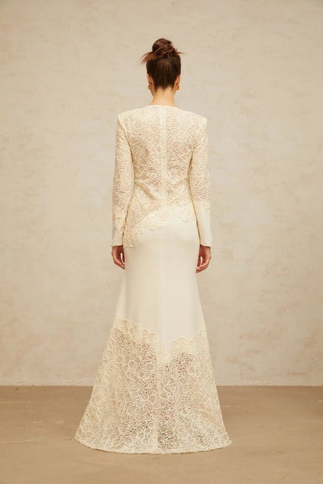 Holly Maxi Dress Sequined Floral Embroidery