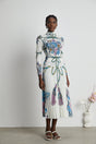 Huguette patternprint top  skirt matching set