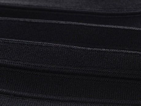 Ida Cardigan - Fitted Peplum Silhouette - Ribbed Texture - Tailored Fit - Chic Elegance - Gold Button Embellishments