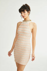 Inès chainlink mini dress