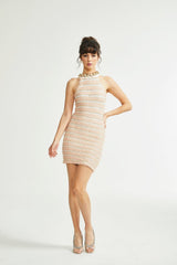 Inès chainlink mini dress
