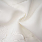 Inga Cream White Strapless Floral Embroidered Mini Dress