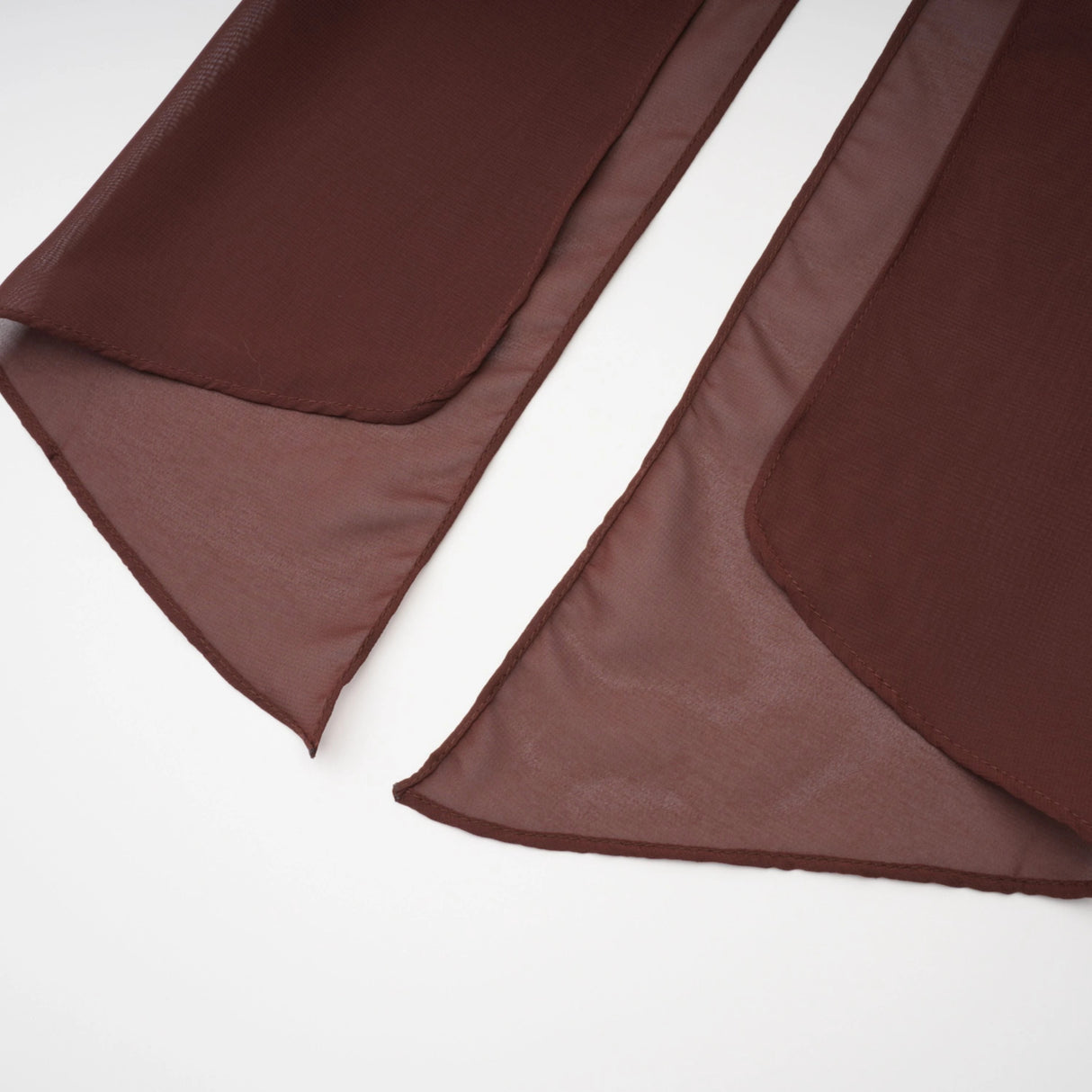 Inmaculada Brown Ruched Satin Maxi Dress Without Gloves