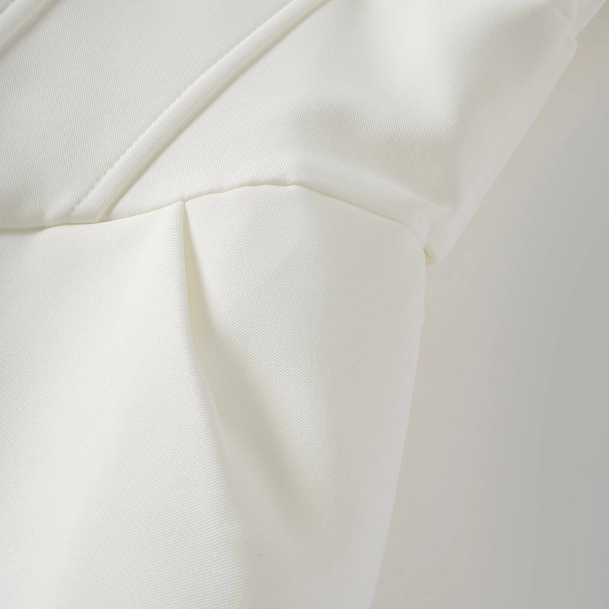Inmaculada White Boned Bodice Mini Blazer Dress
