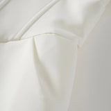 Inmaculada White Boned Bodice Mini Blazer Dress