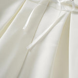 Inmaculada White Boned Bodice Mini Blazer Dress