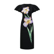 Irène sequined floralembroidered midi dress in Black