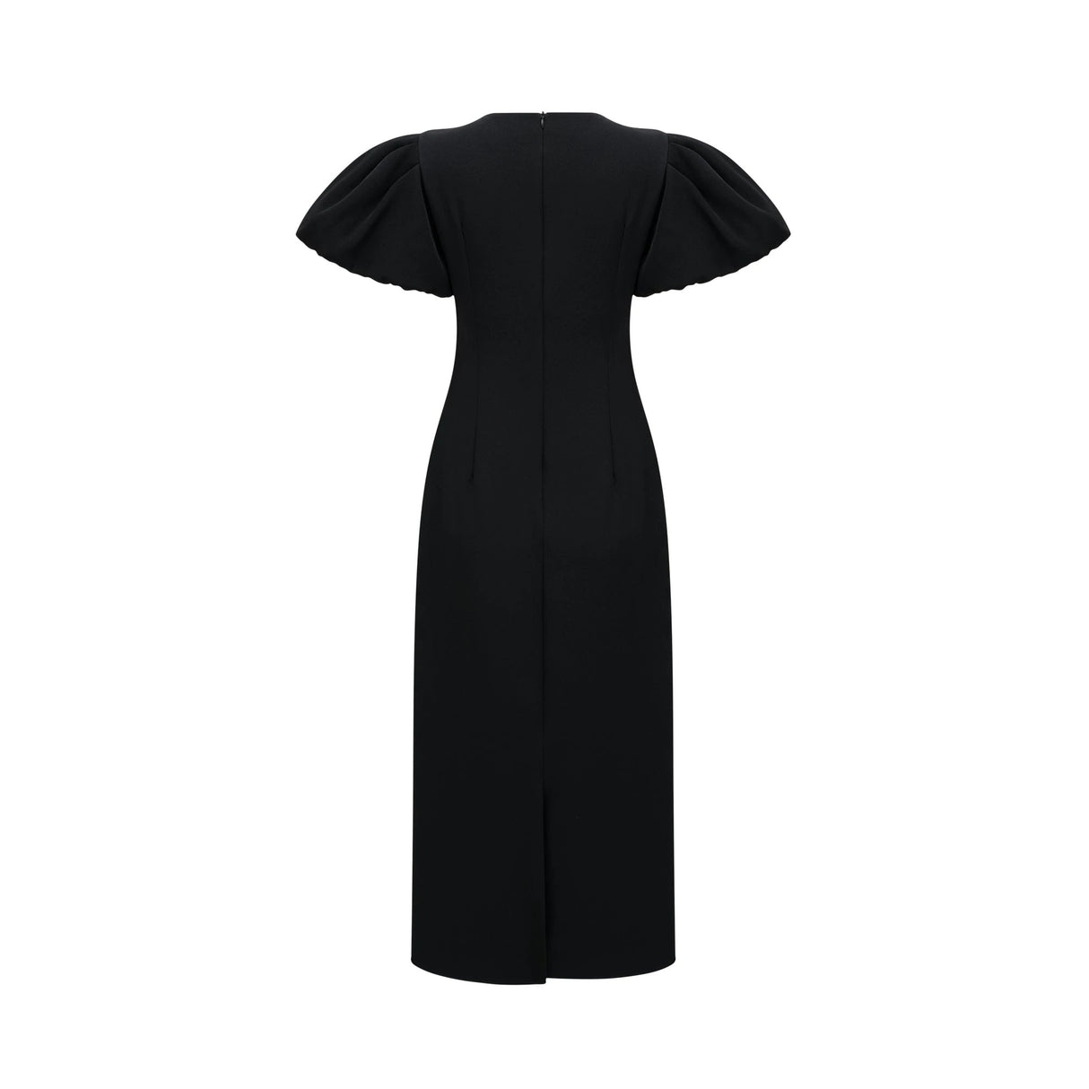 Irène sequined floralembroidered midi dress in Black