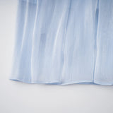 Iris Blue Embellished Asymmetrical Maxi Dress with Cape