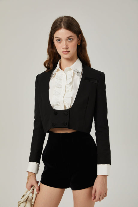 Isabeau jacket  shirt  shorts matching set