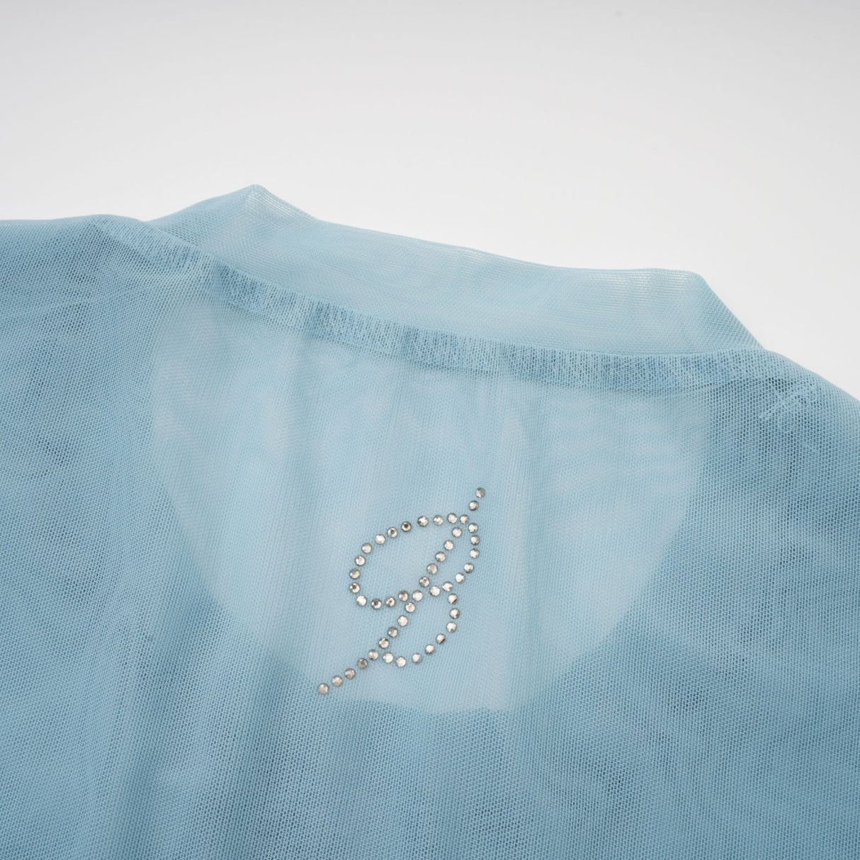 Isabella Top - Long Sleeve - Round Neck - Slit Flare Sleeves - Stud Embellishment