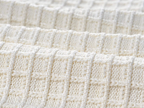 Isadora Jacket & Skirt Set - Textured Knit Pattern - Accents - Ruffled Hem - Decorative Buttons - Elegant