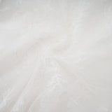 Iside Cropped Top Bell Sleeve Crystal Trim White
