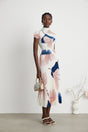 Isolde patternprint knitted top  skirt matching set