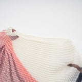 Isolde patternprint knitted top  skirt matching set