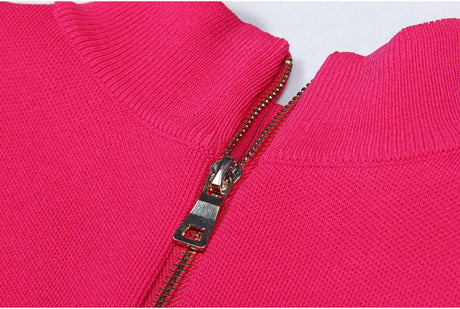 Ivana Dress - Fitted Mid - Length Silhouette - Geometric Cutouts - Tailored Fit - Metallic Accents