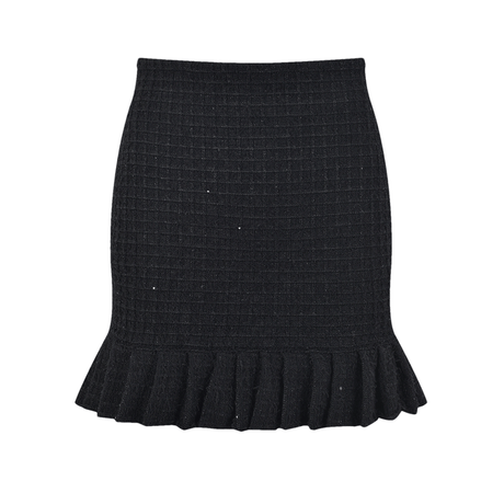 Ivy Jacket & Skirt - Long Sleeve - Notched Lapels - Front Button Fastening - Thigh Length
