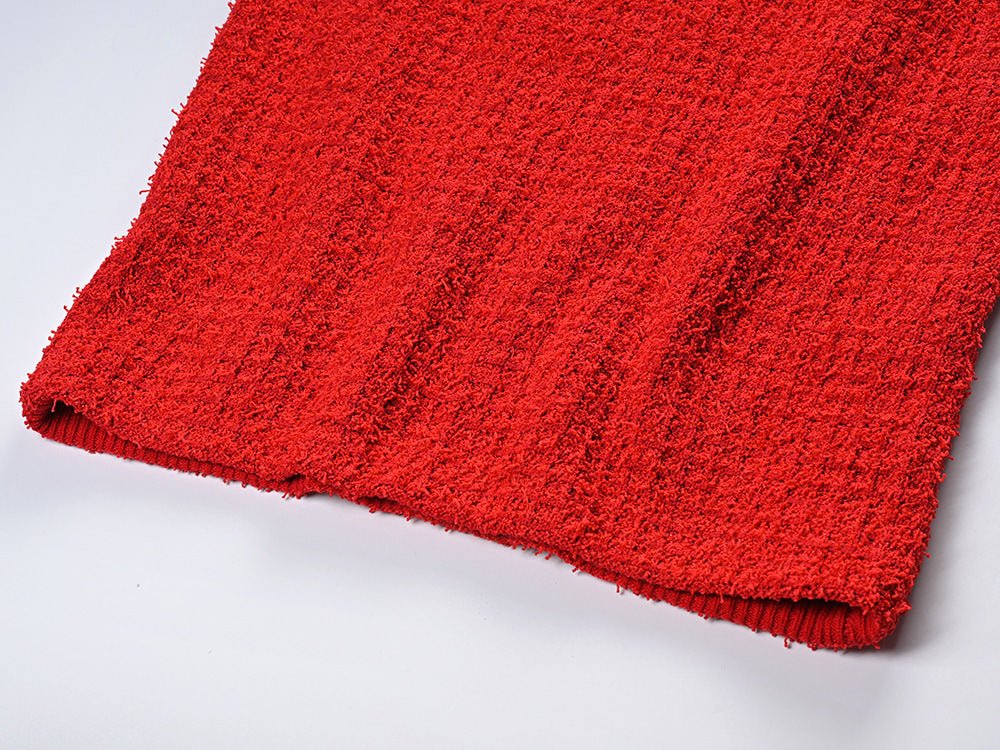 Jacket & Skirt Set - Elegant Tweed Texture - Embellishments - Figure - Flattering Fit - Sophisticated