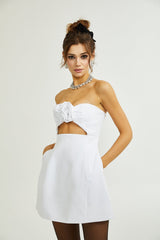 Jaina cutout floral dress