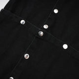 Janelle buttoned straightleg jeans