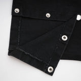 Janelle buttoned straightleg jeans