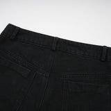 Janelle buttoned straightleg jeans