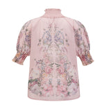 Janelle floralprint shirt  shorts matching set