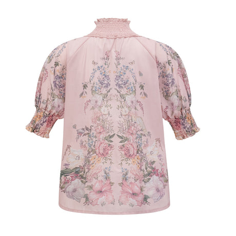 Janelle floralprint shirt  shorts matching set