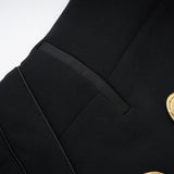 Jaques halterneck black mini dress