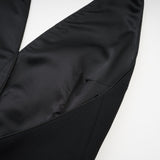 Jaques halterneck black mini dress