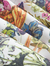 Jasmine Midi Dress - Notched Neckline - Flared Hem - High Waist - Boho Style - Floral Print