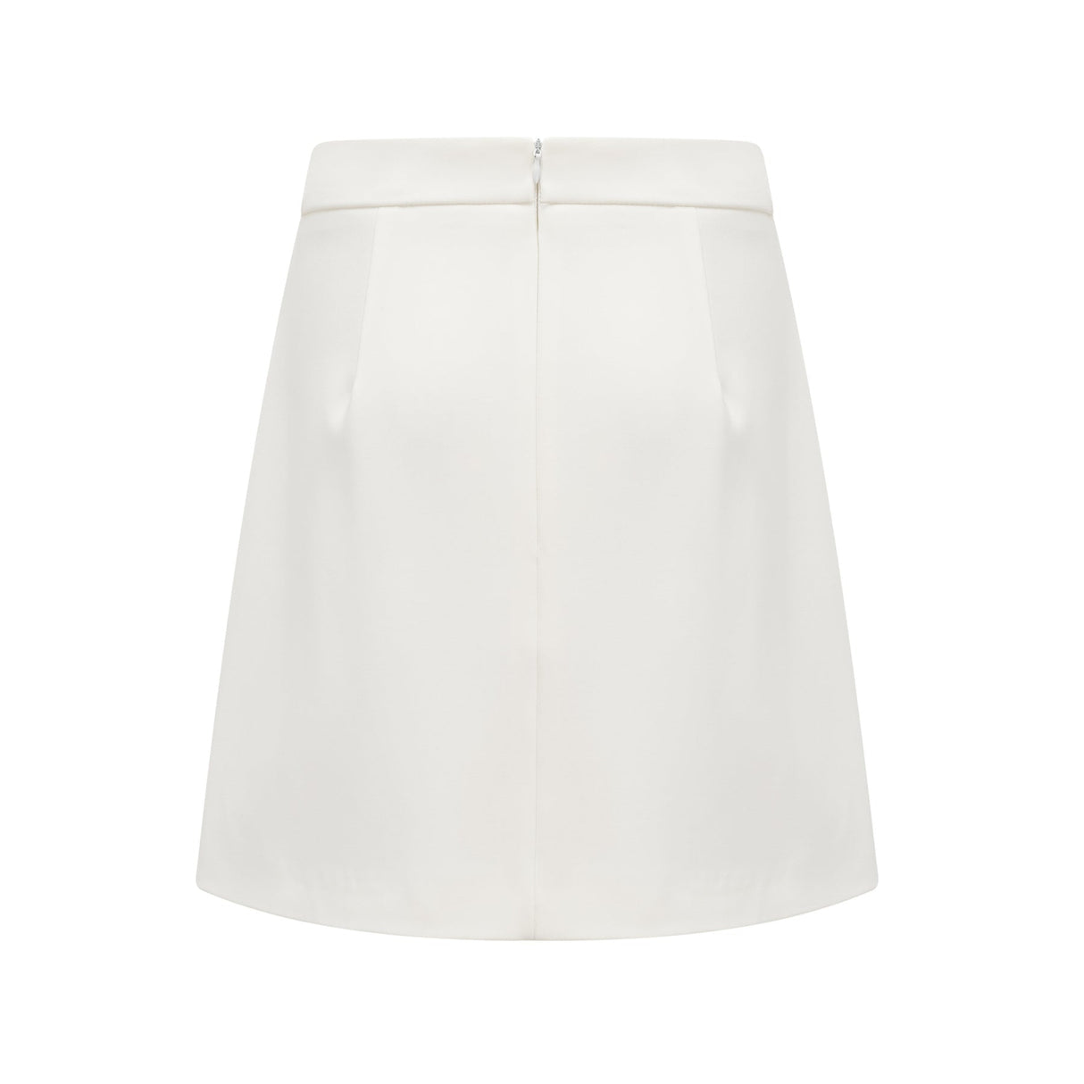 Jeanne white crystalembellished top  skirt matching set
