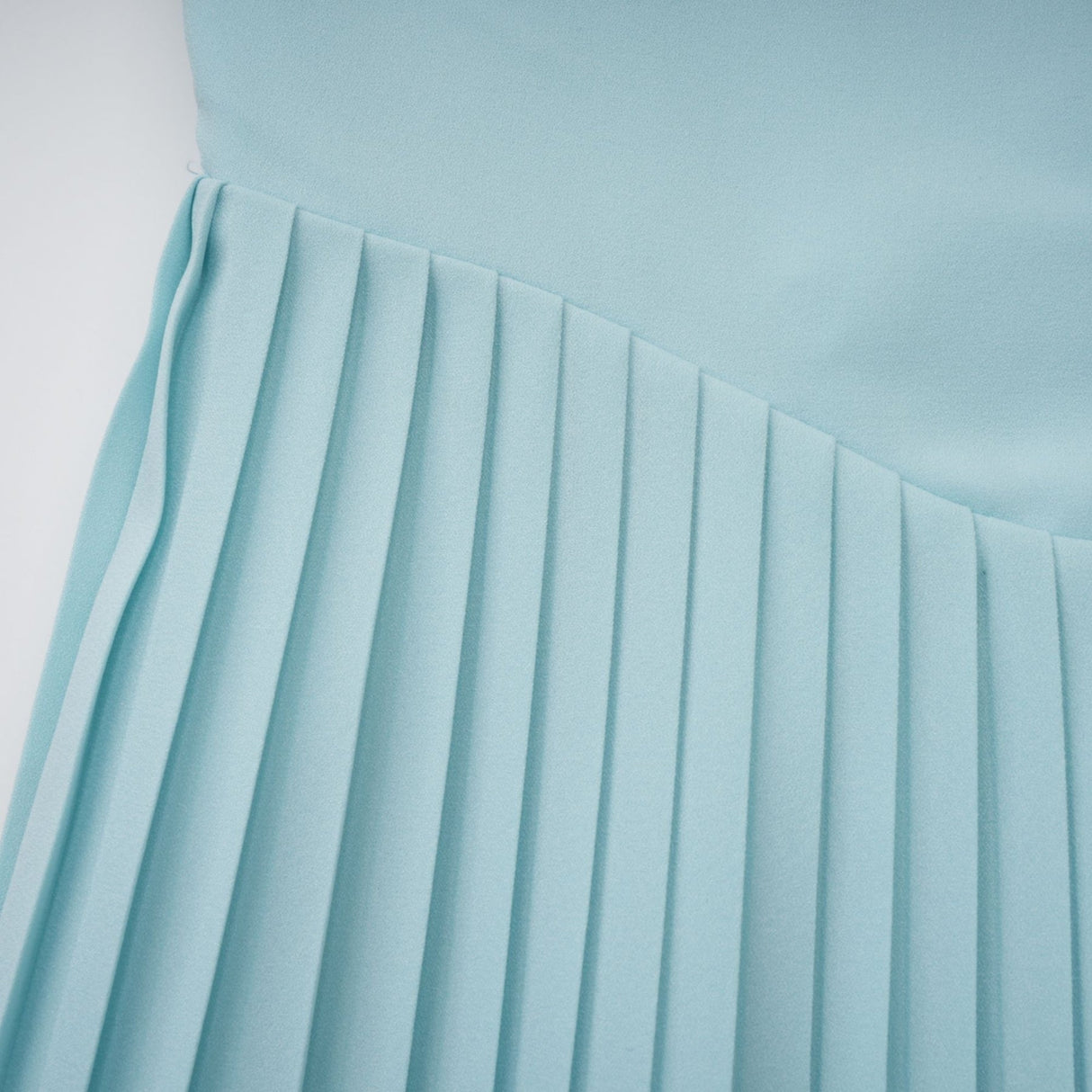 Jessica Blue Maxi Dress with Off - Shoulder Corset Style and Pleated Skirt