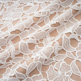 Jorvilda white pierced midi dress