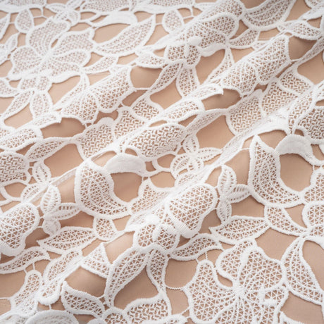 Jorvilda white pierced midi dress