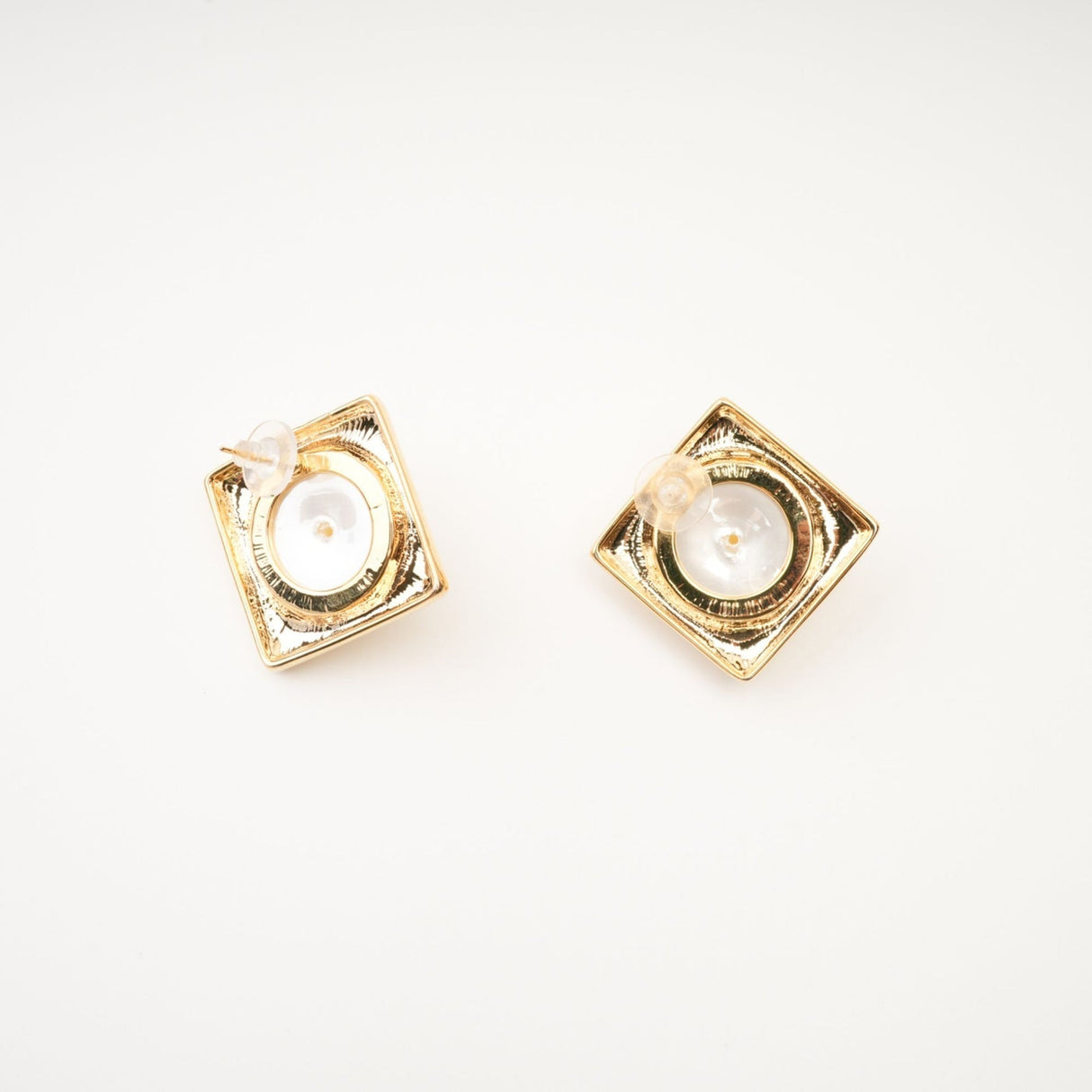 Juana faux - pearl square earrings