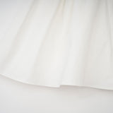 Julie white foldedneck bonded sleeveless mini dress