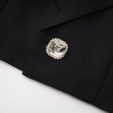 Juliette black jacket  skirt matching set