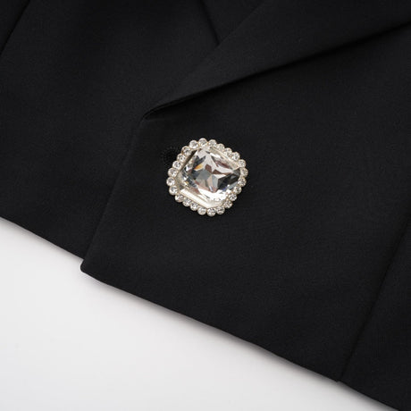 Juliette black jacket  skirt matching set