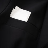 Juliette black jacket  skirt matching set
