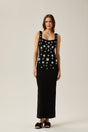 Juliette crystalembellished sleeveless maxi dress