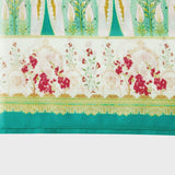 Juliette floralprint flouncehem midi dress