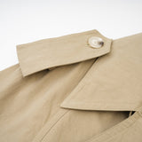 Justine beltedwaist trench coat
