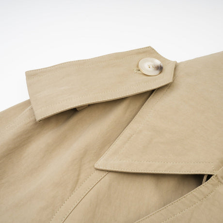 Justine beltedwaist trench coat